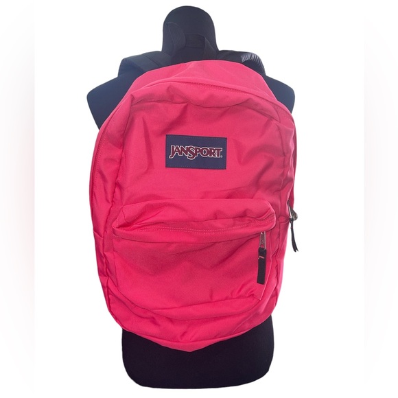 Jansport Bags Jansport Superbreak Bright Pink Backpack Poshmark